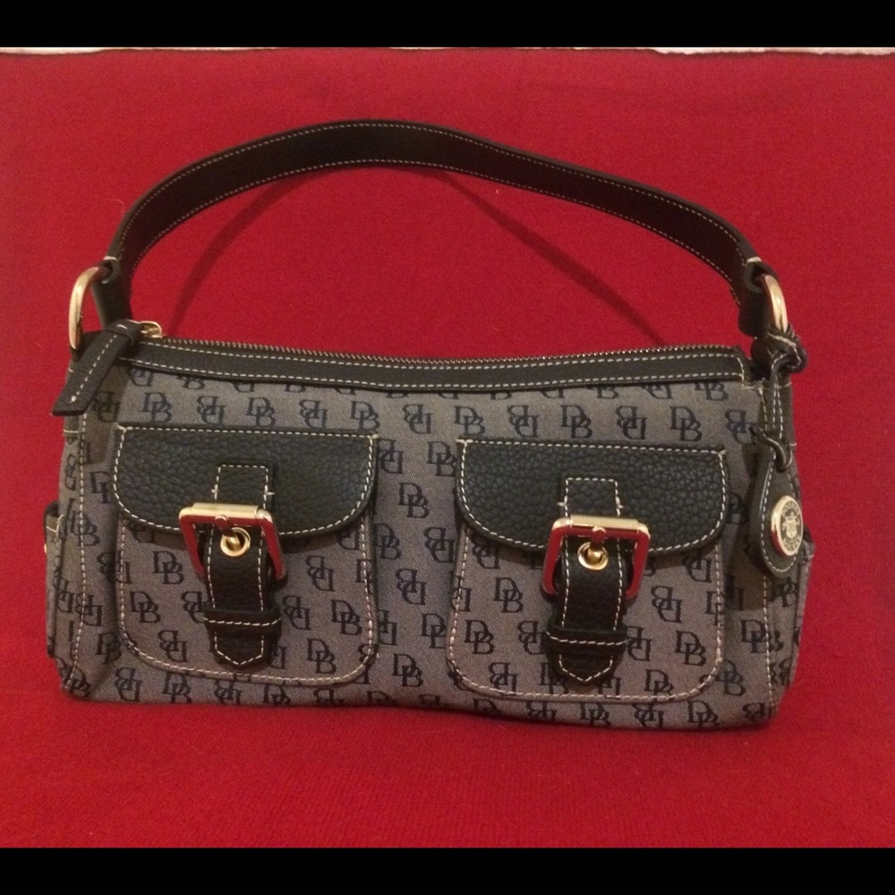 Dooney & Bourke - Vintage Grey/Blk Logo Bag